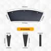 imageEcoNour 2 in 1 Car Seat Gap Organizer  Front Car Seat Crevice Storage Box  Car Seat Gap Filler Helps to Reduce Distracted Driving ampamp Holds Phones Glasses Keys Red  Adjustable Storage PocketsBlackRed Threaded