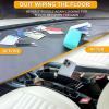 imageEcoNour 2 in 1 Car Seat Gap Organizer  Front Car Seat Crevice Storage Box  Car Seat Gap Filler Helps to Reduce Distracted Driving ampamp Holds Phones Glasses Keys Red  Adjustable Storage PocketsBlackRed Threaded