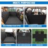 imageEcoNour Hard Bottom Back Seat Extender for Dogs  Holds 400 Lbs Fits Sedan SUV and Truck  Waterproof Backseat Cover for Dogs in Car  Seat Protector for Dog  Car Dog Hammock Cradle  51x63 inchesXLarge
