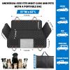 imageEcoNour Hard Bottom Back Seat Extender for Dogs  Holds 400 Lbs Fits Sedan SUV and Truck  Waterproof Backseat Cover for Dogs in Car  Seat Protector for Dog  Car Dog Hammock Cradle  51x63 inchesStandard