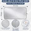 imageEcoNour Jeep Windshield Sunshade  Sun Visor for UV Rays ampamp Heat Protection  Suitable for Wrangler Compass Gladiator ampamp Renegade  Accessories for Jeep Wrangler  XSmall  60x21 inchesXXXXXLarge