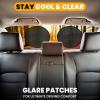 imageEcoNour Miniature Static Cling Window Shade for Car Sun Visor 2 Pack  Windshield Sun Shade Static Cling for Driving Glare Shield  Cling Car Shade for Windshield  Sun Glare Protection AccessoriesLarge 2 Pack