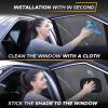 imageEcoNour Miniature Static Cling Window Shade for Car Sun Visor 2 Pack  Windshield Sun Shade Static Cling for Driving Glare Shield  Cling Car Shade for Windshield  Sun Glare Protection AccessoriesMedium