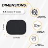 imageEcoNour Miniature Static Cling Window Shade for Car Sun Visor 2 Pack  Windshield Sun Shade Static Cling for Driving Glare Shield  Cling Car Shade for Windshield  Sun Glare Protection AccessoriesMedium