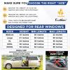 imageEcoNour Window Shades for Side Windows Pack of 2  Sun Shade for Car Heat and UV Protection  Adjustable Elastic Fabric Baby Car Shade  Rear Side Window Sunshade Large 38quotx21quotXLarge