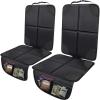 imageEcoNour Child Car Seat Protector  600D Waterproof ampamp NonSlip Cover with Thick Padding  Durable Seat Mat for Baby  Protects Seat Against Spills Stains  1Pack2Pack