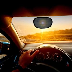 imageEcoNour Miniature Static Cling Window Shade for Car Sun Visor 2 Pack  Windshield Sun Shade Static Cling for Driving Glare Shield  Cling Car Shade for Windshield  Sun Glare Protection AccessoriesMedium