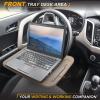 imageEcoNour 2 in 1 Car Steering Wheel Desk  Lap Desk for Convenient Working  Bamboo Trays for Eating  Interior Accessories for Truck Drivers  Lightweight Wooden Tray with Easy StorageBeige
