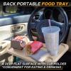 imageEcoNour 2 in 1 Car Steering Wheel Desk  Lap Desk for Convenient Working  Bamboo Trays for Eating  Interior Accessories for Truck Drivers  Lightweight Wooden Tray with Easy StorageBeige