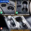 imageEcoNour 2in1CarCupHolderExpanderAdapter with Phone Holder Adjustable Base Compatible with Yeti 14243646oz Ramblers Hydro Flasks 3240oz Nalgene Other Large Bottles Mugs in 35quot40quotMulti Cup Holder