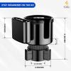 imageEcoNour 2in1CarCupHolderExpanderAdapter with Phone Holder Adjustable Base Compatible with Yeti 14243646oz Ramblers Hydro Flasks 3240oz Nalgene Other Large Bottles Mugs in 35quot40quotMulti Cup Holder