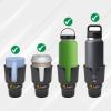 imageEcoNour 2in1CarCupHolderExpanderAdapter with Phone Holder Adjustable Base Compatible with Yeti 14243646oz Ramblers Hydro Flasks 3240oz Nalgene Other Large Bottles Mugs in 35quot40quotSmart Cup Holder