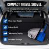 imageEcoNour 39quot 6 in 1 Snow Shovel for Car  270 Degree Rotating Snow Brush  Ice Scraper for Car Windshield  Scratch Free Extendable Snow Squeegee for SUV Truck Winter AccessoriesBlue