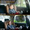 imageEcoNour Car Window Shades for Baby 4 Pack  Safeguard Seat from Sun ampamp Heat  Sun Shade Side Windows for Kids  Automotive Sun Protection from UV  Child Safety Accessories  Medium  20quotx12quot2 Transparent  2 Semi Transparent