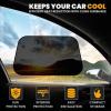 imageEcoNour Car Window Shades for Baby 4 Pack  Safeguard Seat from Sun ampamp Heat  Sun Shade Side Windows for Kids  Automotive Sun Protection from UV  Child Safety Accessories  Medium  20quotx12quot2 Transparent  2 Semi Transparent