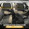 imageEcoNour Car Window Shades for Baby 4 Pack  Safeguard Seat from Sun ampamp Heat  Sun Shade Side Windows for Kids  Automotive Sun Protection from UV  Child Safety Accessories  Medium  20quotx12quot2 Transparent  2 Semi Transparent