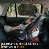 imageEcoNour Car Window Shades for Baby 4 Pack  Safeguard Seat from Sun ampamp Heat  Sun Shade Side Windows for Kids  Automotive Sun Protection from UV  Child Safety Accessories  Medium  20quotx12quot2 Transparent  2 Semi Transparent
