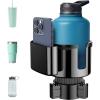 imageEcoNour 2in1CarCupHolderExpanderAdapter with Phone Holder Adjustable Base Compatible with Yeti 14243646oz Ramblers Hydro Flasks 3240oz Nalgene Other Large Bottles Mugs in 35quot40quotMulti Cup Holder