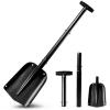 imageEcoNour 39quot 6 in 1 Snow Shovel for Car  270 Degree Rotating Snow Brush  Ice Scraper for Car Windshield  Scratch Free Extendable Snow Squeegee for SUV Truck Winter AccessoriesBlack