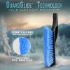 imageEcoNour 17quot Snow Brush ampamp Ice Scraper for Car Windshield  Automotive Snow Brush with Ergonomic Foam Grip  HeavyDuty Winter Car Accessories  Ideal for Effortless Snow Removal in CarsOrange  Pink  Green  Blue