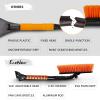 imageEcoNour 27quot 3 in 1 Snow Brush with ice Scraper for car Windshield and Window  360 Aluminum Rotatable Snow Brush for car  Winter Snow Removal Tools with Detachable Foam Grip  Winter Car Accessories