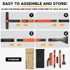 imageEcoNour 36quot Extendable Snow Brush and Ice Scraper  3in1 Telescopic Snow Removal Brush with 360 Rotating Head for Car Windshield  Ice Scraper for SUV Truck and Car  Winter Car Accessories53