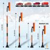 imageEcoNour 36quot Extendable Snow Brush and Ice Scraper  3in1 Telescopic Snow Removal Brush with 360 Rotating Head for Car Windshield  Ice Scraper for SUV Truck and Car  Winter Car Accessories63