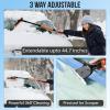 imageEcoNour 36quot Extendable Snow Brush and Ice Scraper  3in1 Telescopic Snow Removal Brush with 360 Rotating Head for Car Windshield  Ice Scraper for SUV Truck and Car  Winter Car Accessories447