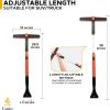 imageEcoNour 36quot Extendable Snow Brush and Ice Scraper  3in1 Telescopic Snow Removal Brush with 360 Rotating Head for Car Windshield  Ice Scraper for SUV Truck and Car  Winter Car Accessories36