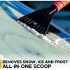 imageEcoNour 36quot Extendable Snow Brush and Ice Scraper  3in1 Telescopic Snow Removal Brush with 360 Rotating Head for Car Windshield  Ice Scraper for SUV Truck and Car  Winter Car Accessories36