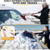 imageEcoNour 36quot Extendable Snow Brush and Ice Scraper  3in1 Telescopic Snow Removal Brush with 360 Rotating Head for Car Windshield  Ice Scraper for SUV Truck and Car  Winter Car Accessories36