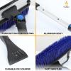 imageEcoNour 36quot Snow Brush and Ice Scraper with 270 Pivoting Squeegee  Extendable Aluminum Handle  Ice Scraper for Cars ampamp Trucks  Winter Car Accessories