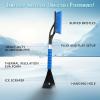 imageEcoNour 43quot Ice Scrapers for Car Windshield Extendable  3 Parts Detachable Telescopic Snow Brush for Car Trucks SUV  Long Snow Scraper with Brush  Car Winter Accessories 2 PackBlue  Orange