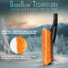 imageEcoNour 43quot Ice Scrapers for Car Windshield Extendable  3 Parts Detachable Telescopic Snow Brush for Car Trucks SUV  Long Snow Scraper with Brush  Car Winter Accessories 2 PackOrange