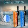 imageEcoNour 43quot Ice Scrapers for Car Windshield Extendable  3 Parts Detachable Telescopic Snow Brush for Car Trucks SUV  Long Snow Scraper with Brush  Car Winter Accessories 2 PackBlue  Orange
