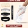 imageEcoNour 730 ml Sourdough Starter Kit  24oz Glass Sourdough Starter Jar with Thermometer Spatula Cloth Cover  DateMarked Feeding Band Ideal for Beginners  Bread Fermentation ampamp Baking Essential730 ml