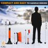 imageEcoNour Extendable Snow Brush ampamp Ice Scraper for Car Windshield  26quot Car Snow Brush with Ice Scraper  Extendable Snow Remover for Cars ampamp SUVs  Snow Scraper for Car Windshield and Windows