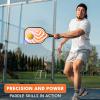 imageEcoNour Pickleball Paddles Set of 24  USAPA Approved Fiberglass Surface Pickleball Set with 4 Pickleballs  2 Cooling Towels and Pickleball Racket Storage BagDual Tone 4 Pack