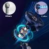 imageEcoNour Portable Travel Steamer for Clothes Black  EcoNour Portable Rechargeable Handheld Fan