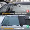 imageEcoNour Truck and SUV Windshield Cover for Ice and Snow  Heavy Duty Winter Windshield Snow Cover for Car Frost and Ice Shield for Large Vehicles  Winter Car Accessories  XLarge 74quot x 49quotWhite