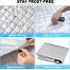 imageEcoNour Truck and SUV Windshield Cover for Ice and Snow  Heavy Duty Winter Windshield Snow Cover for Car Frost and Ice Shield for Large Vehicles  Winter Car Accessories  XLarge 74quot x 49quotWhite