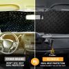 imageEcoNour Truck and SUV Windshield Cover for Ice and Snow  Heavy Duty Winter Windshield Snow Cover for Car Frost and Ice Shield for Large Vehicles  Winter Car Accessories  XLarge 74quot x 49quotWhite