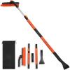 imageEcoNour 36quot Extendable Snow Brush and Ice Scraper  3in1 Telescopic Snow Removal Brush with 360 Rotating Head for Car Windshield  Ice Scraper for SUV Truck and Car  Winter Car Accessories53