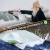 imageEcoNour Car Windshield Snow and Frost Cover  WaterResistant Windproof Dustproof  All Weather Car Front Cover  Ideal Sunroof Cover Protects Your Windshield and Roof SUV YL