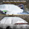 imageEcoNour Car Windshield Snow and Frost Cover  WaterResistant Windproof Dustproof  All Weather Car Front Cover  Ideal Sunroof Cover Protects Your Windshield and Roof SUV YL