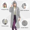 imageEcoNour Reusable Clear EVA Adult Rain Poncho 2Pack  Emergency Hooded Ponchos for Adults  Perfect for Disney WorldGrey