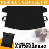 imageEcoNour Windshield Snow Cover for Chevy Silverado 15003500  HeavyDuty 600D Oxford Winter Windshield Cover for Ice and Snow  Waterproof HeatResistant SagProof ProtectionSnowcover for Subaru Crosstrek