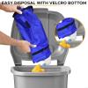 imageEcoNour 2 Pack Car Trash Bag  Washable Back Seat Hanging Bag with Elastic Opening ampamp Easy Mount  Garbage Can with Waterproof Oxford Material  Accessories for Camping Traveling ampamp OutdoorBlue 2 Pack