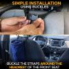 imageEcoNour 2 Pack Car Trash Bag  Washable Back Seat Hanging Bag with Elastic Opening ampamp Easy Mount  Garbage Can with Waterproof Oxford Material  Accessories for Camping Traveling ampamp OutdoorBlue 2 Pack