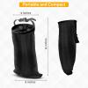 imageEcoNour 2 Pack Car Trash Bag  Washable Back Seat Hanging Bag with Elastic Opening ampamp Easy Mount  Garbage Can with Waterproof Oxford Material  Accessories for Camping Traveling ampamp OutdoorBlack 2 Pack